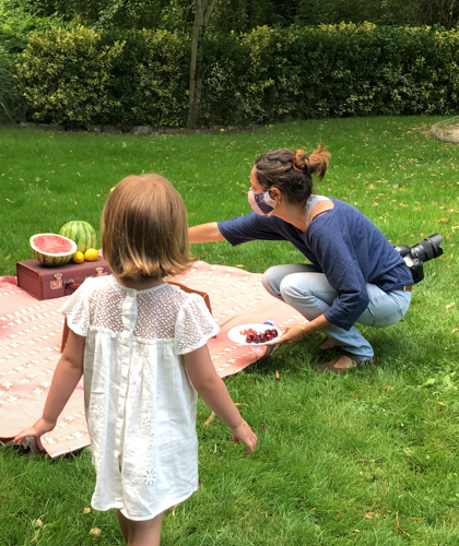 Preparar al bebé para la sesión de fotos