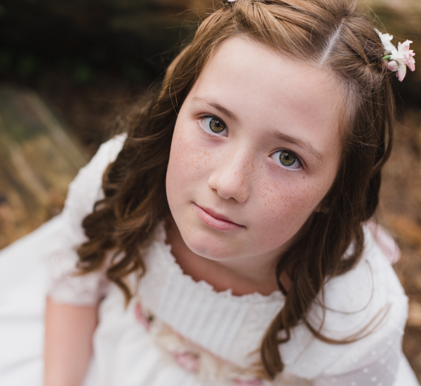 Sesión de fotos primera comunión